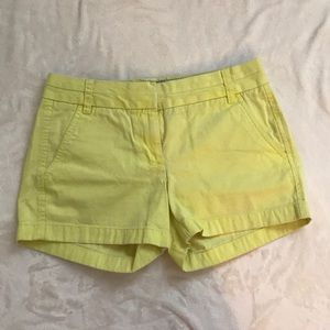 Bright colored chino shorts